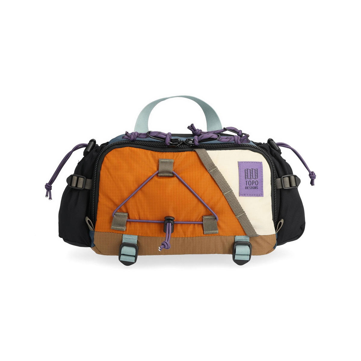 Topo Designs : Mountain Hydro Hip Pack : Pond Blue/Spice