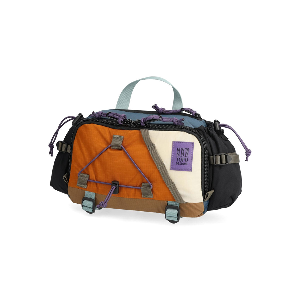 Topo Designs : Mountain Hydro Hip Pack : Pond Blue/Spice