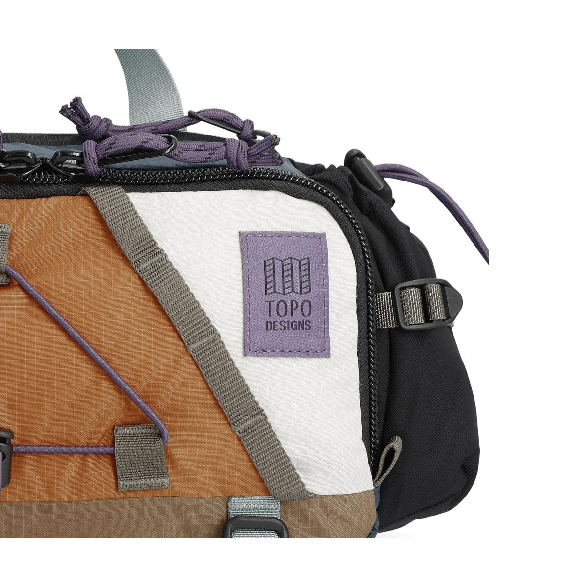 Topo Designs : Mountain Hydro Hip Pack : Pond Blue/Spice