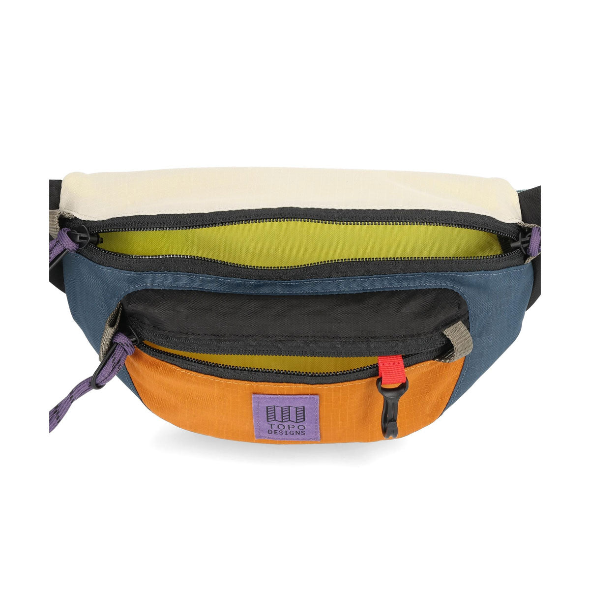 Topo Designs : Mountain Waist Pack : Pond Blue/Spice