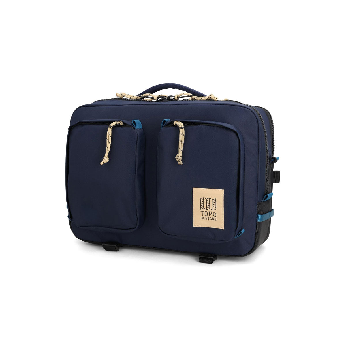 Topo Designs : Global Briefcase : Navy/Sahara