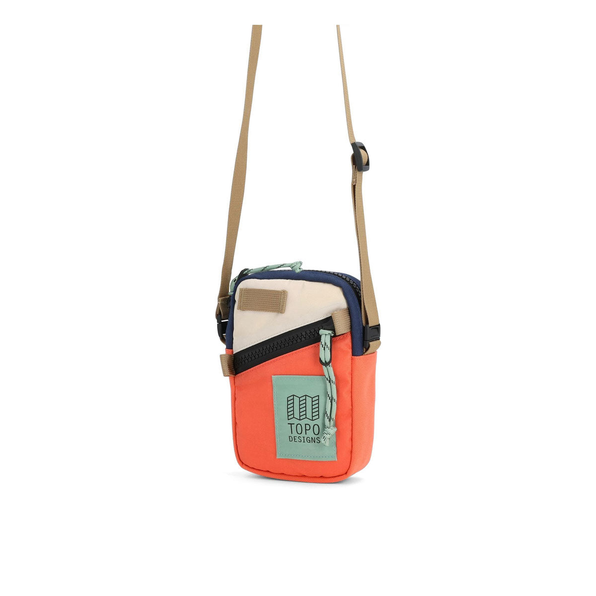 Topo Designs : Mini Shoulder Bag : Almond/Emberglow