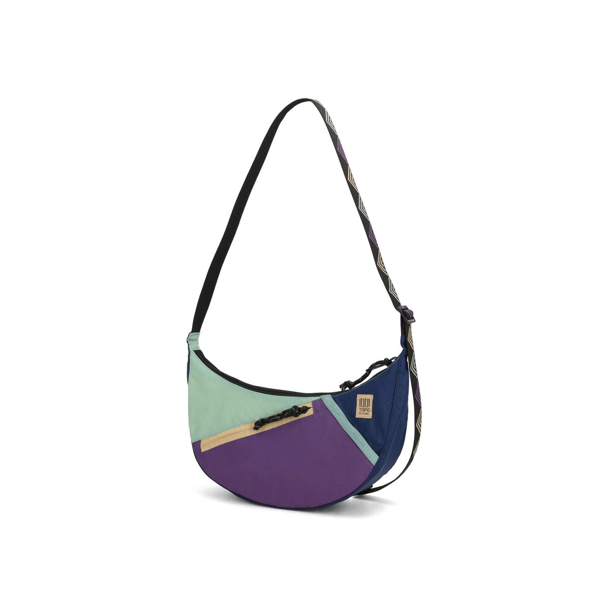 Topo Designs : Moonlight Crossbody Bag : Midnight/Loganberry