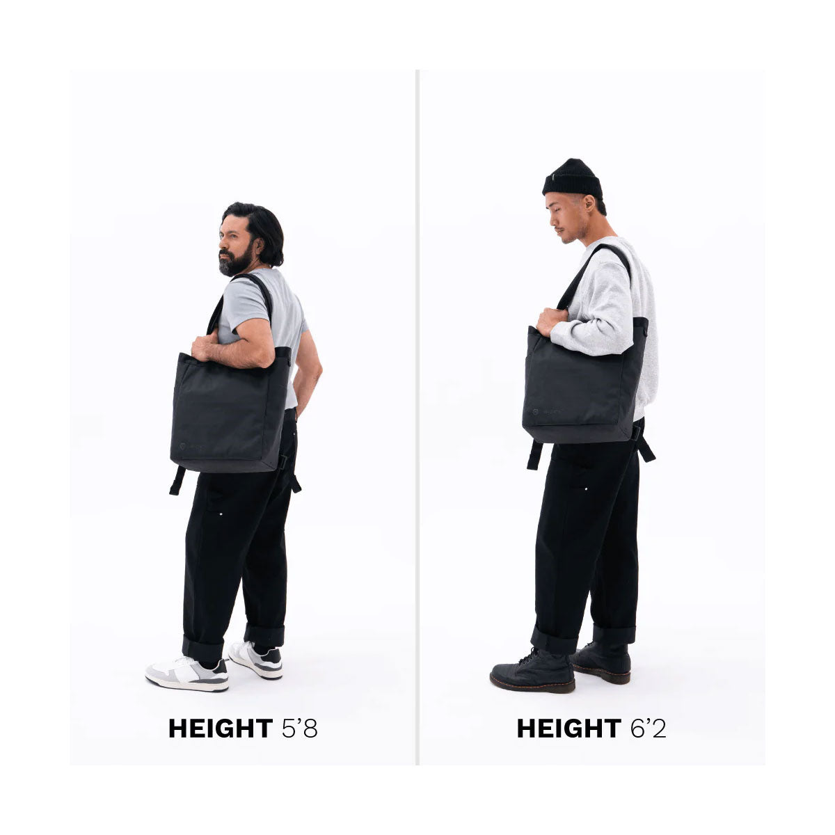 Black 2024 tote backpack