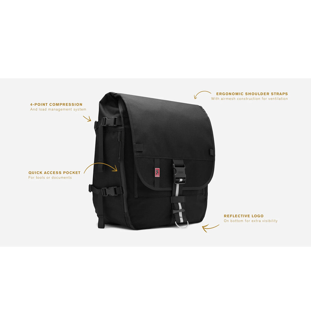 [PO] Chrome Industries : Warsaw 2.0 Messenger Backpack 55L