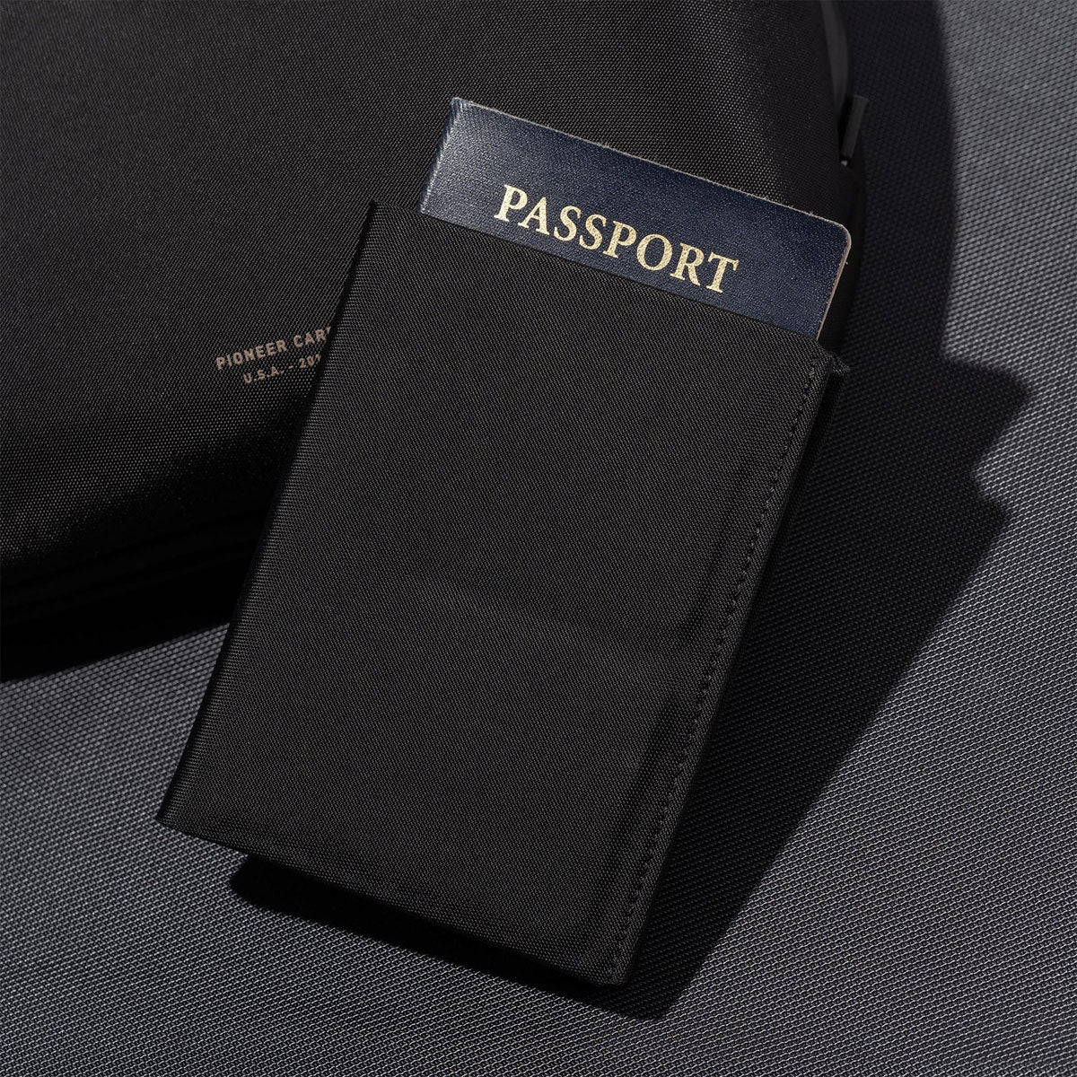 [PO] Pioneer Carry : Passport Wallet : Black Baby Ballistic™