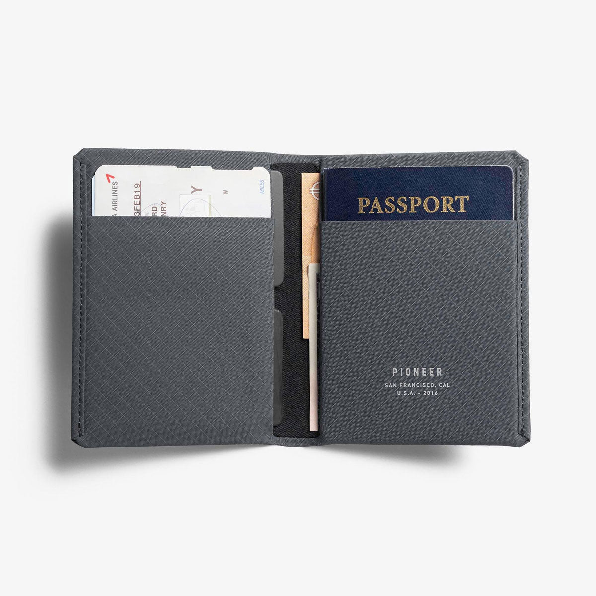 [PO] Pioneer Carry : Passport Wallet : Slate 3XD™