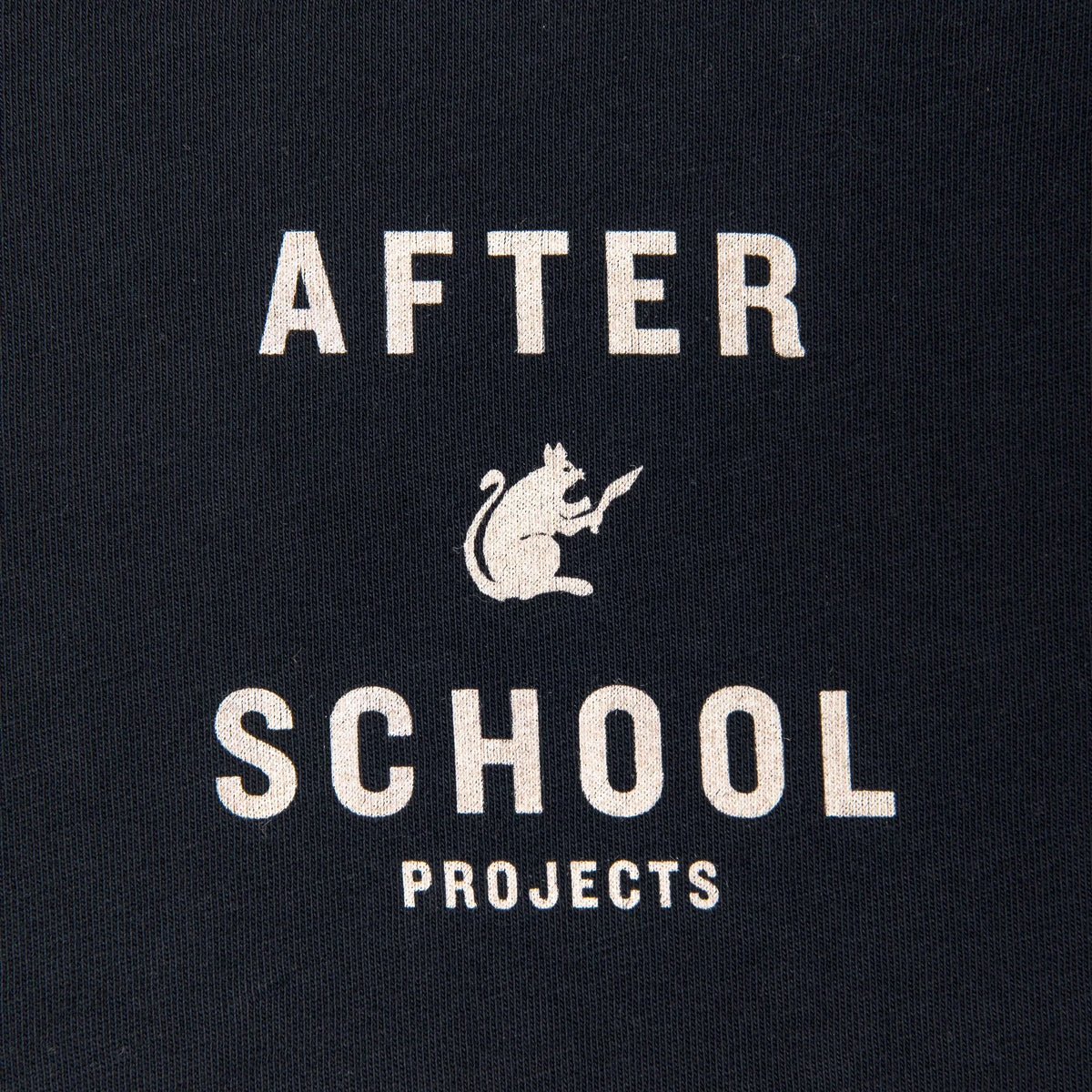 Afterschool Projects : Classic Fit SS Tee : Black